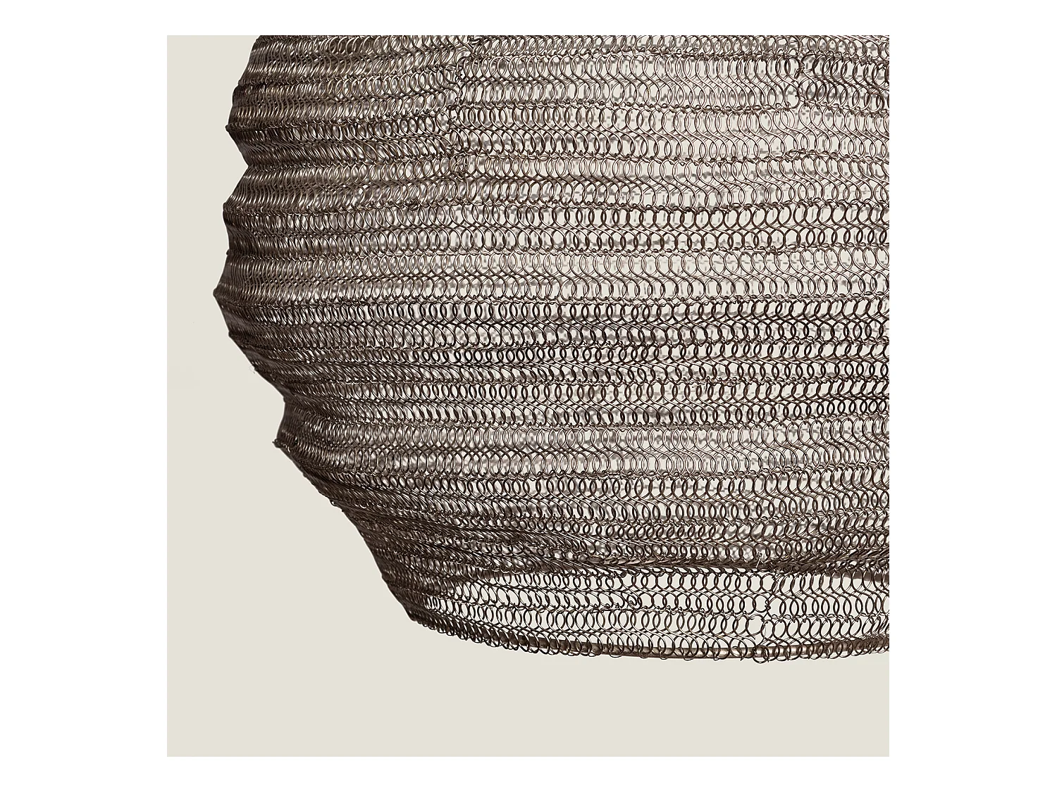 Lámpara Colgante Metal Milos L Plateado