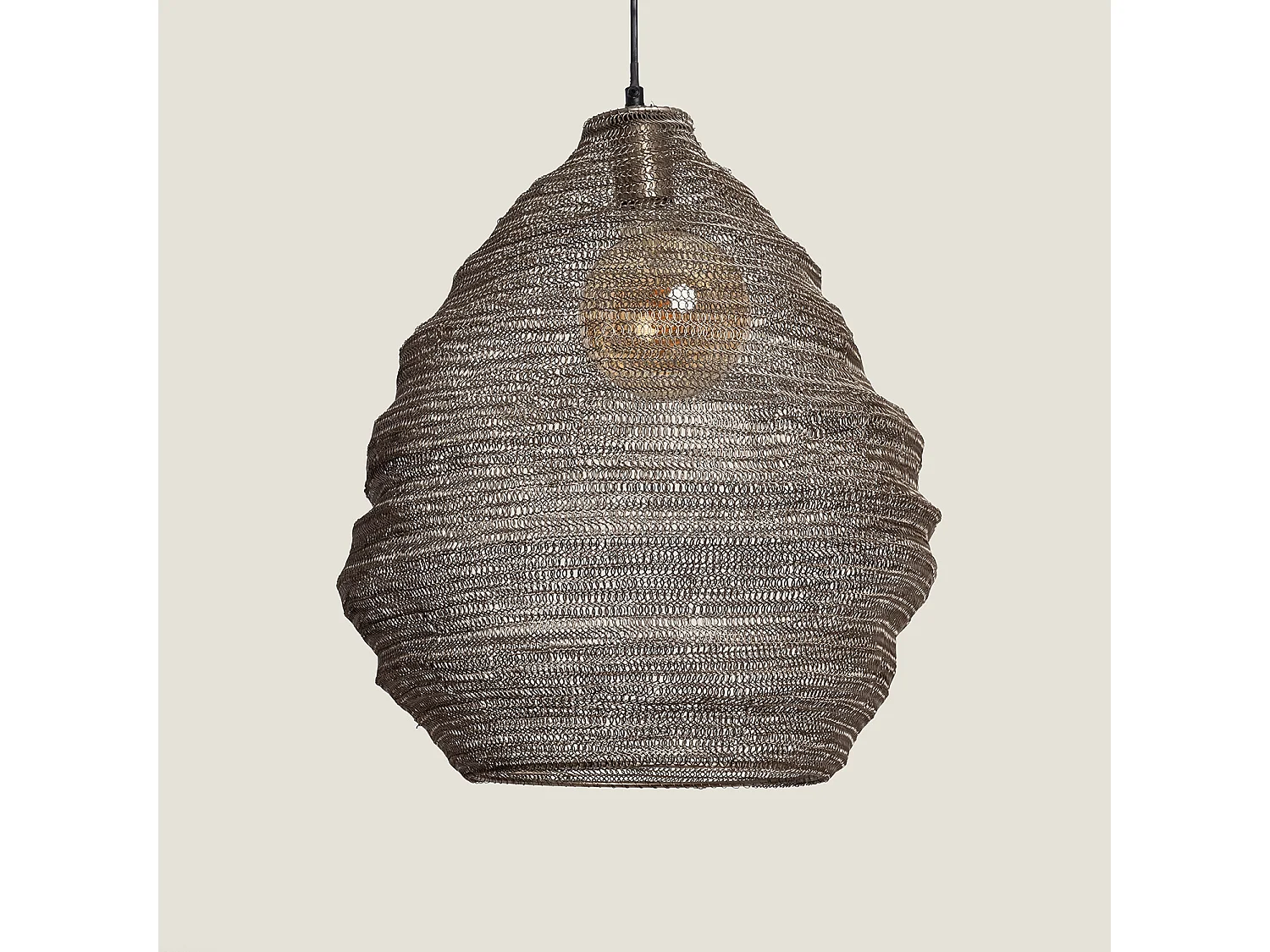 Suspension Métal Milos  Argent