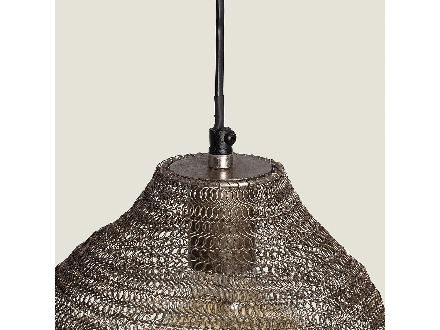 Suspension Métal Milos  Argent