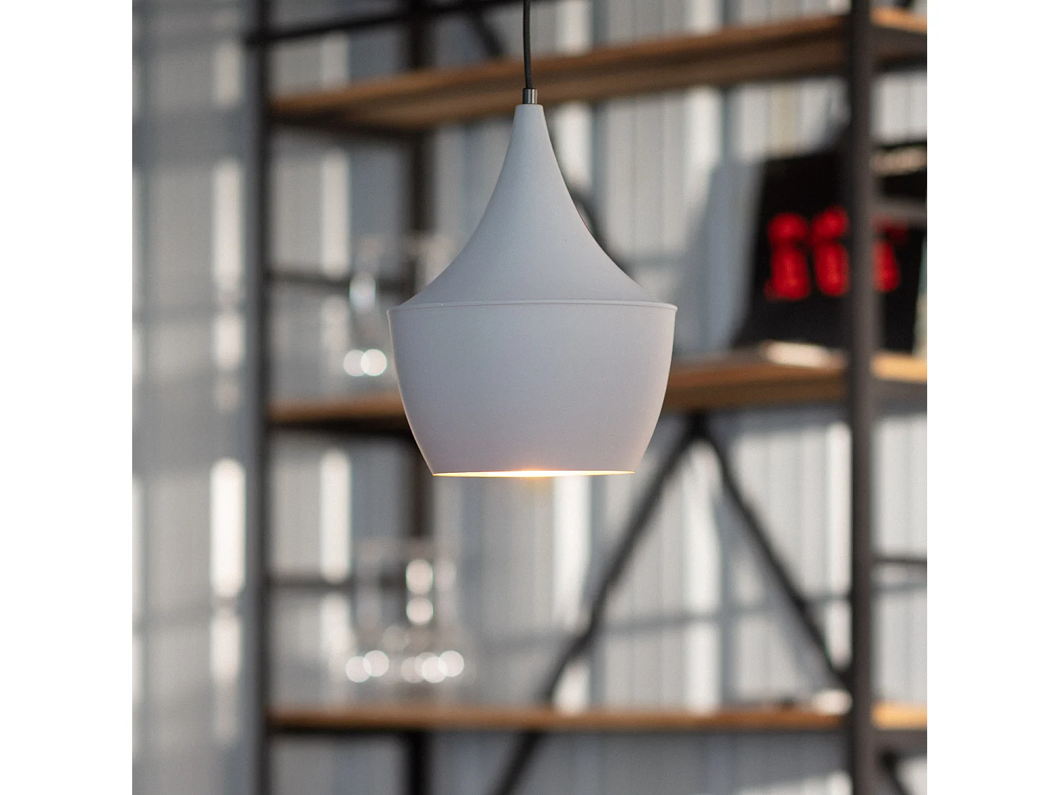 Suspension Métal Mercury Gris