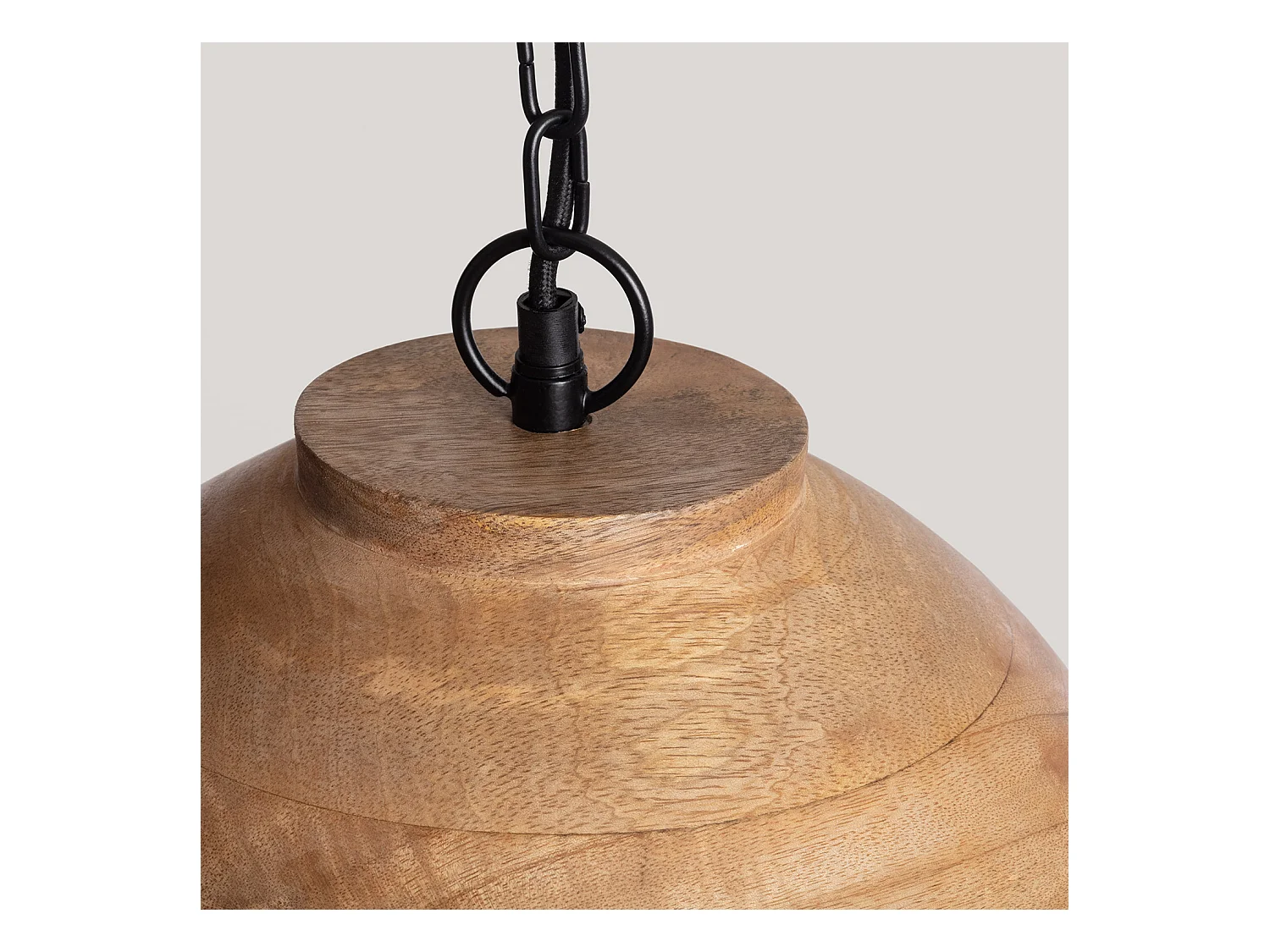 Lámpara Colgante Madera Zeil Naisha S ILUZZIA Marrón