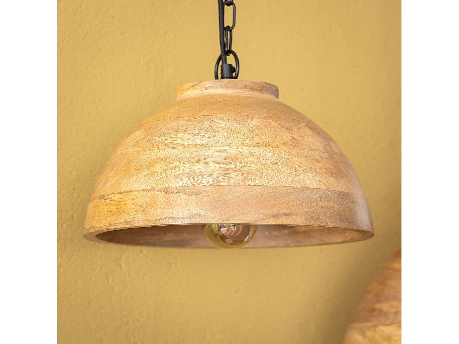 Suspension Bois Naisha S ILUZZIA Brun