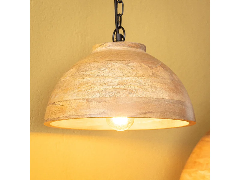 Suspension Bois Naisha S ILUZZIA Brun