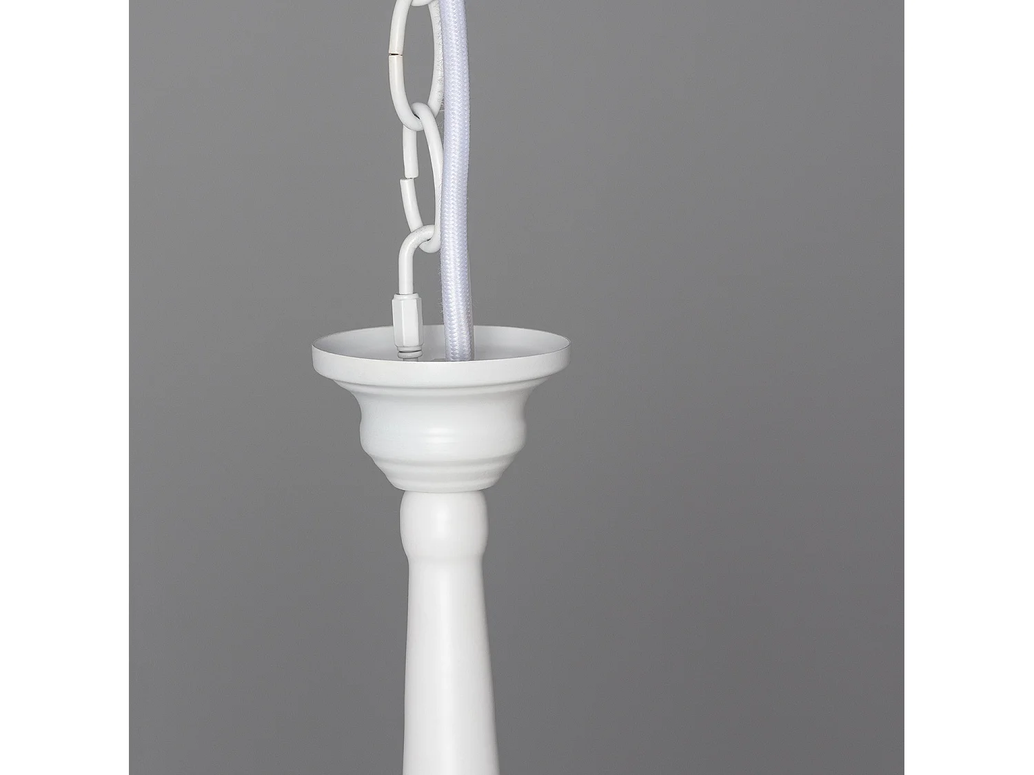 Lustre Métal et Tissus Zuri Brun