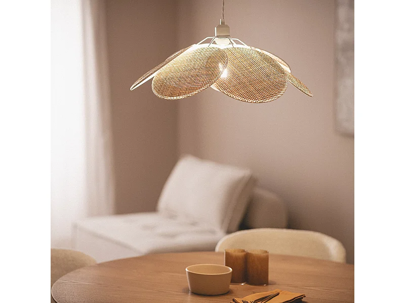 Lampada a Sospensione Rattan Nirvana Intrecciato Naturale