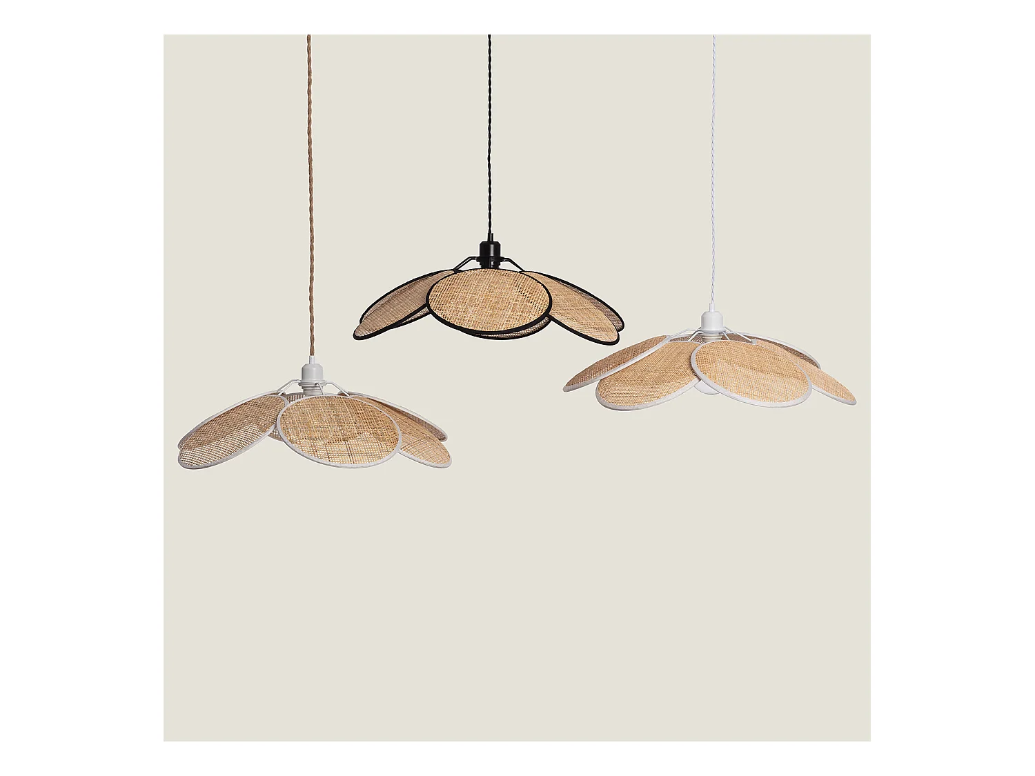 Lampada a Sospensione Rattan Nirvana Intrecciato Naturale