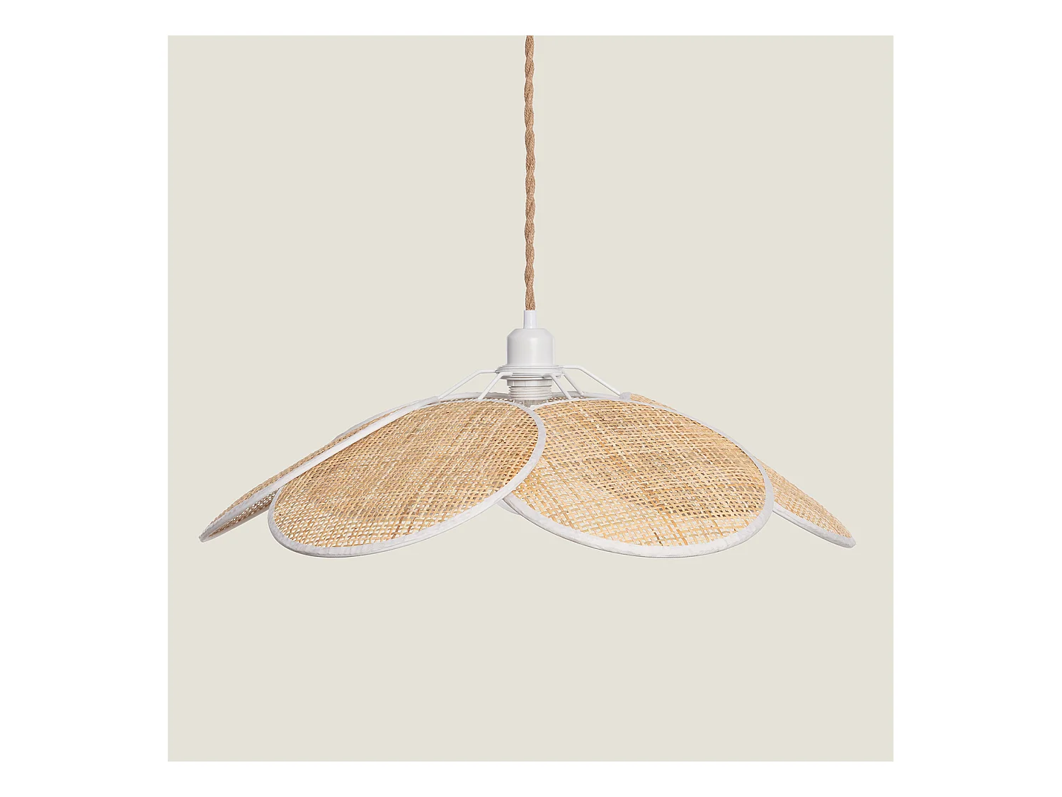 Lampada a Sospensione Rattan Nirvana Intrecciato Naturale