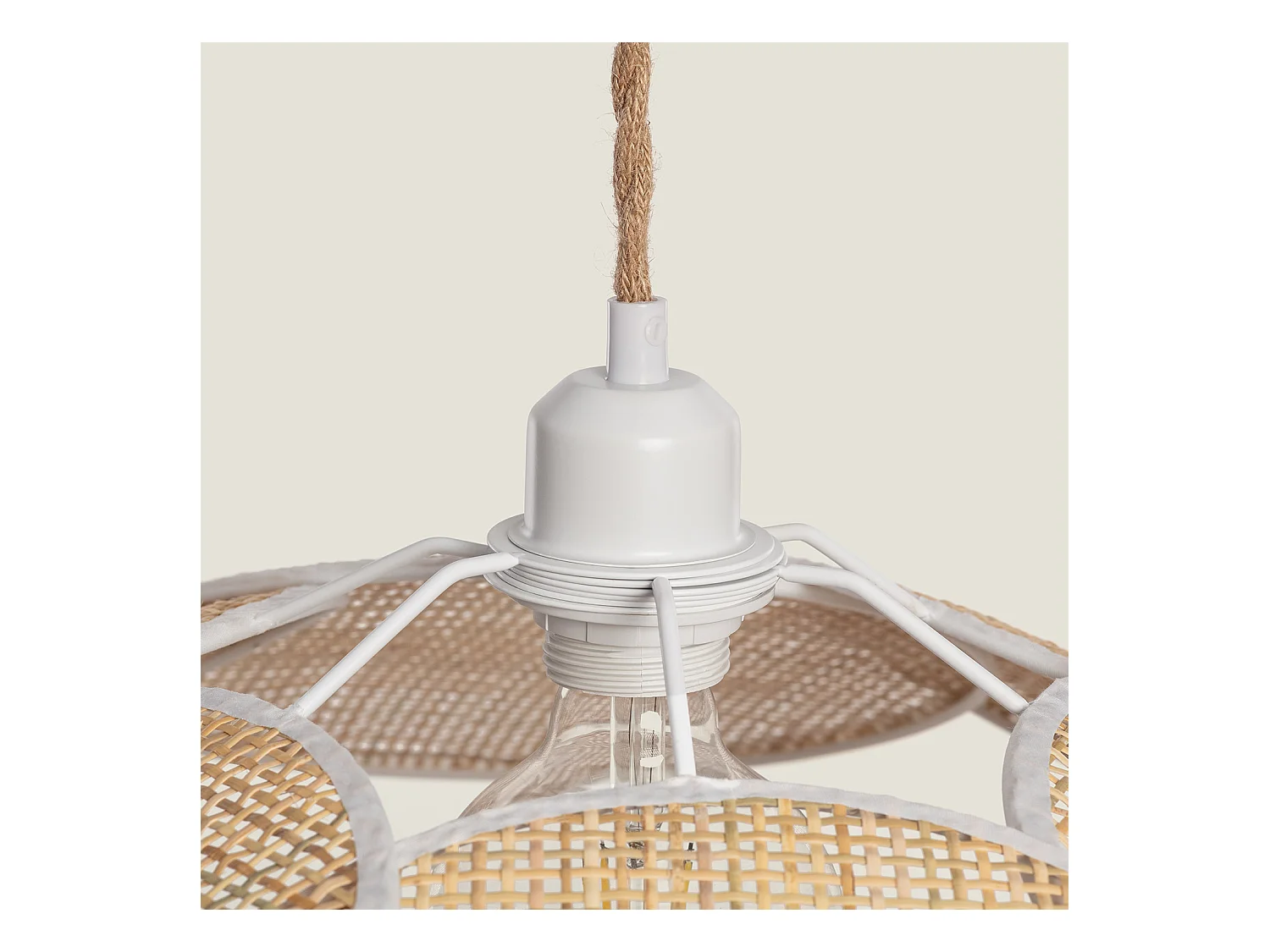 Lampada a Sospensione Rattan Nirvana Intrecciato Naturale