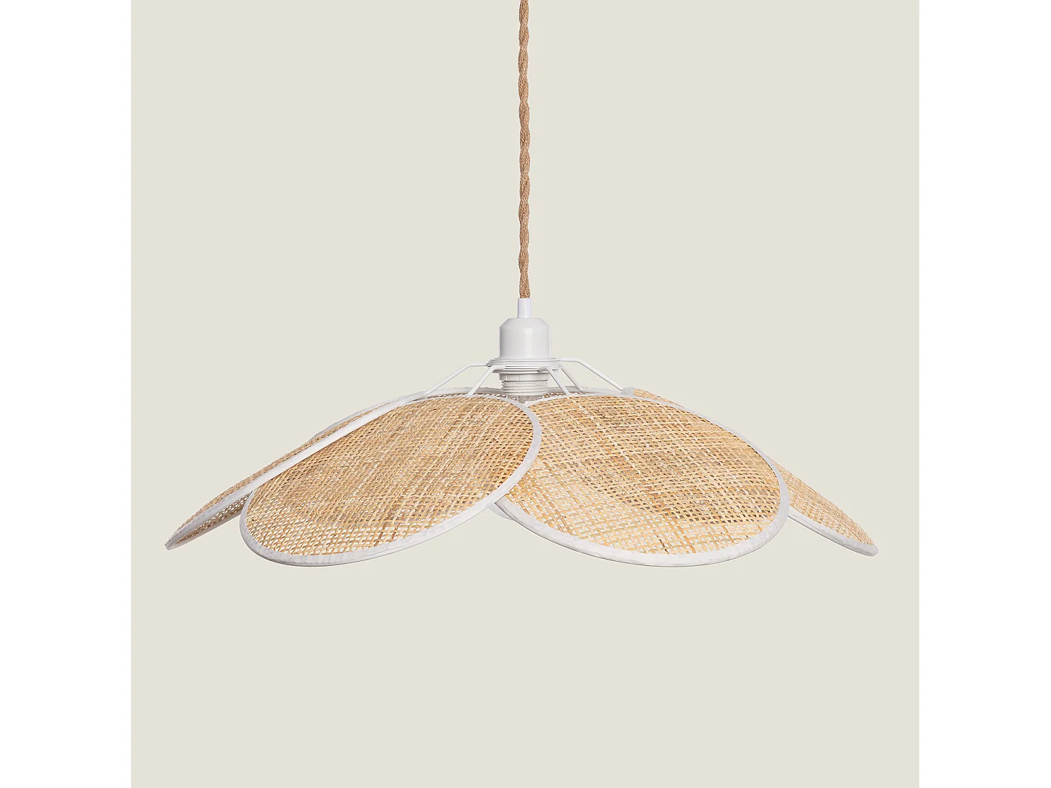 Suspension Rotin Nirvana Naturel tressé