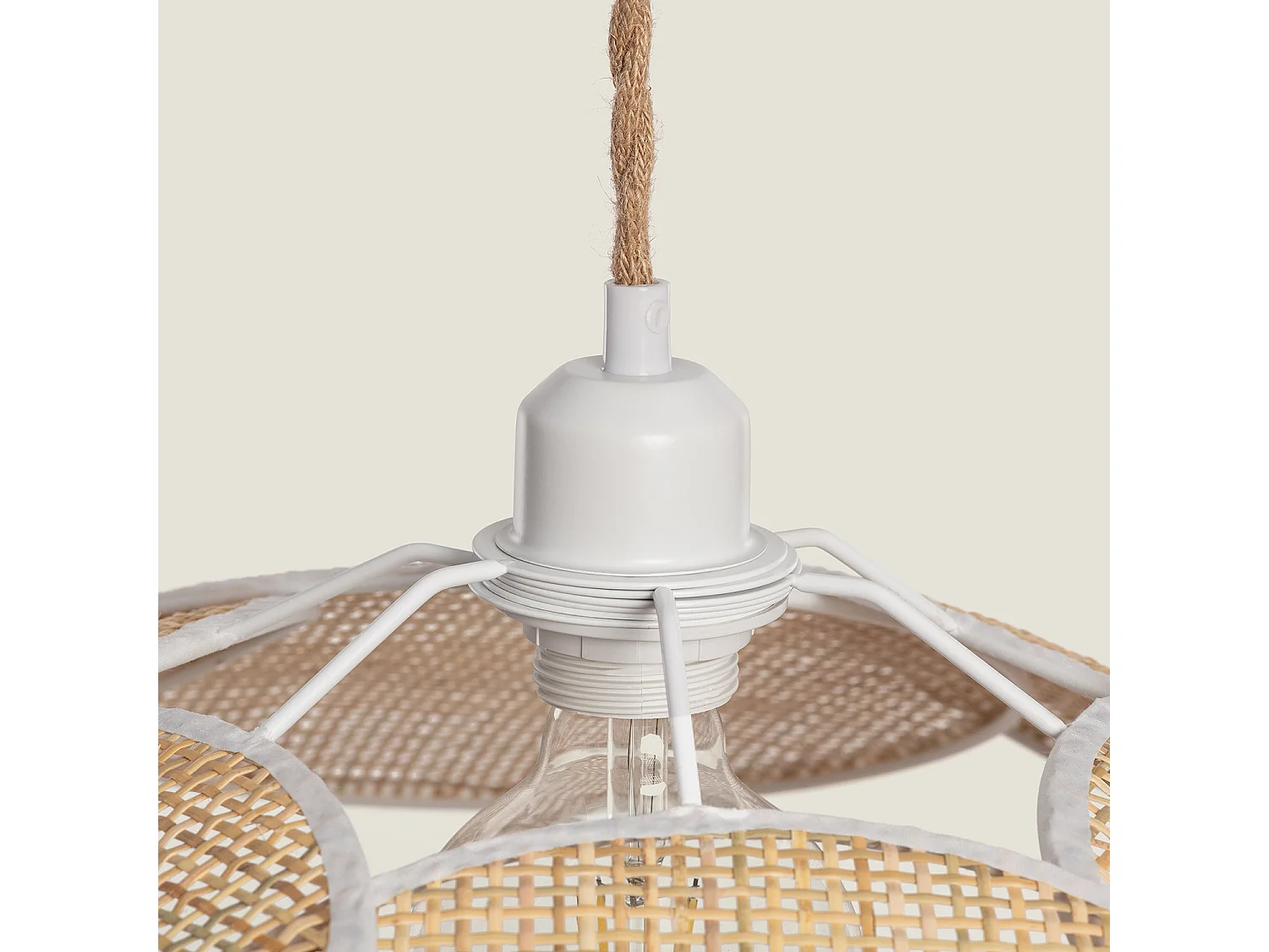 Suspension Rotin Nirvana Naturel tressé