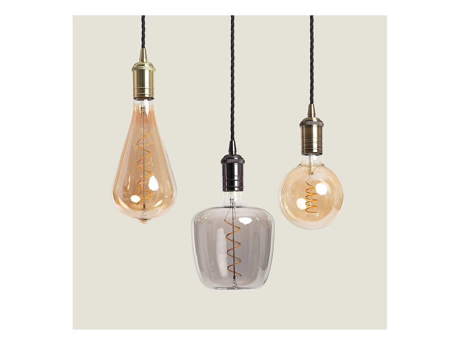 Suspension Métal Sinatra Noir