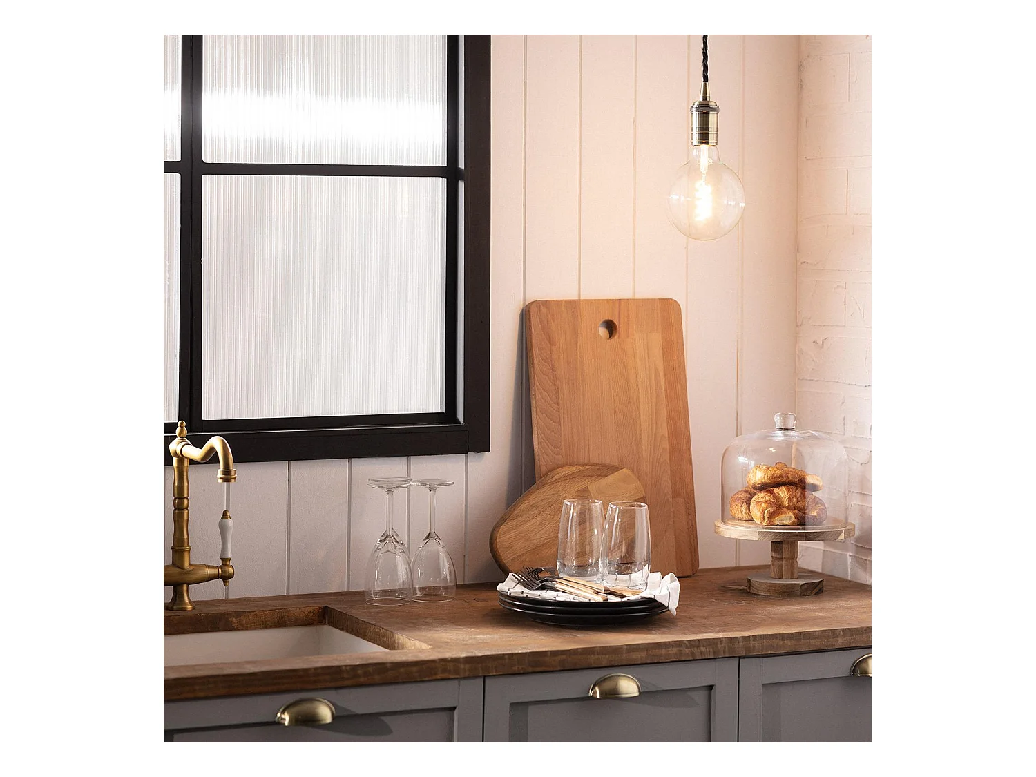 Suspension Métal Sinatra Noir