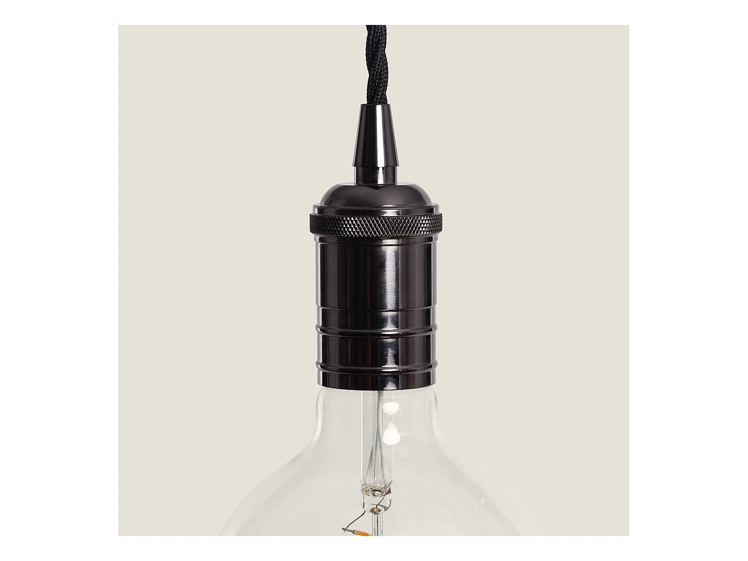 Suspension Métal Sinatra Noir