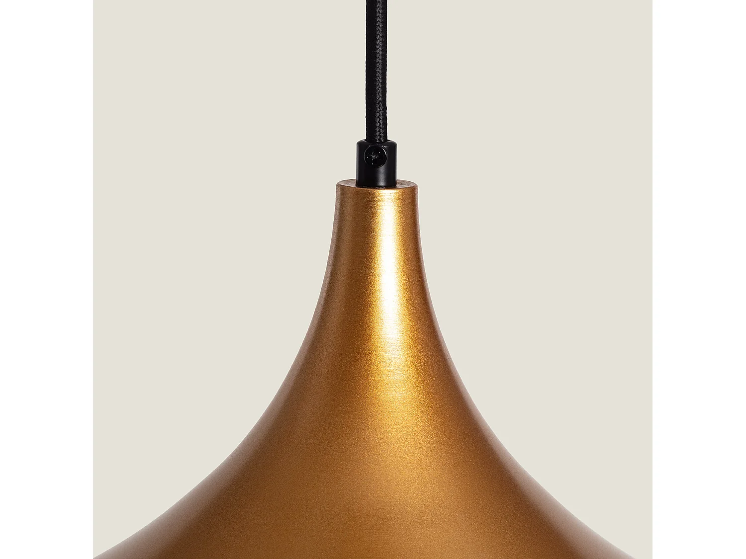 Lámpara Colgante Metal Tri Presley Dorado