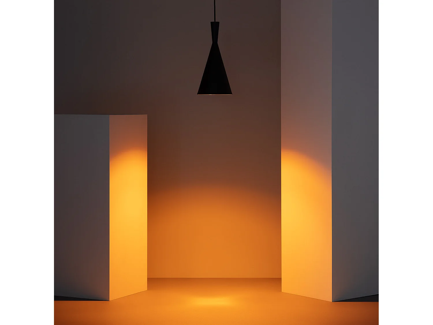 Suspension Métal Lennon Noir