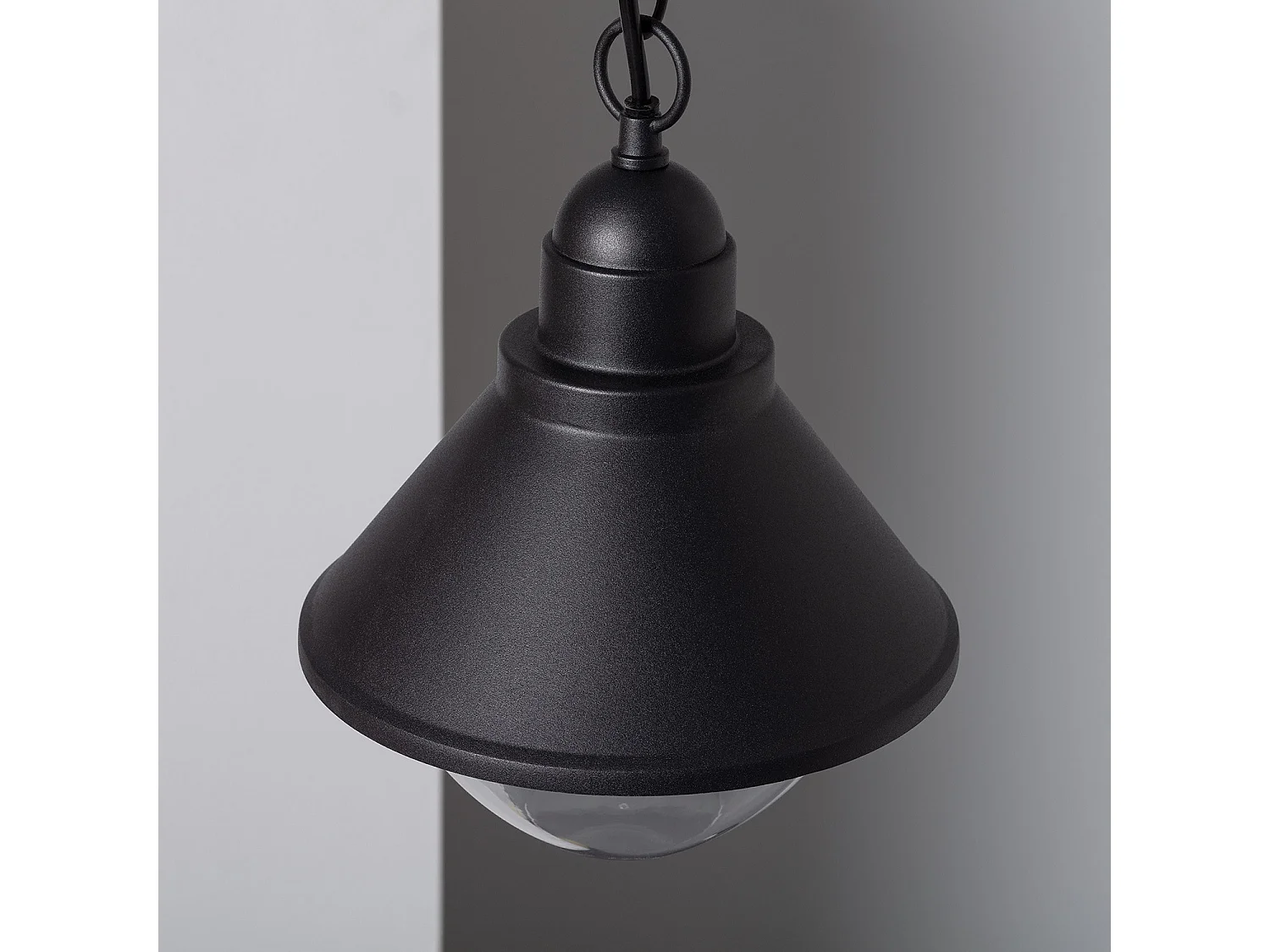 Suspension Extérieure Métal Valera  Noir