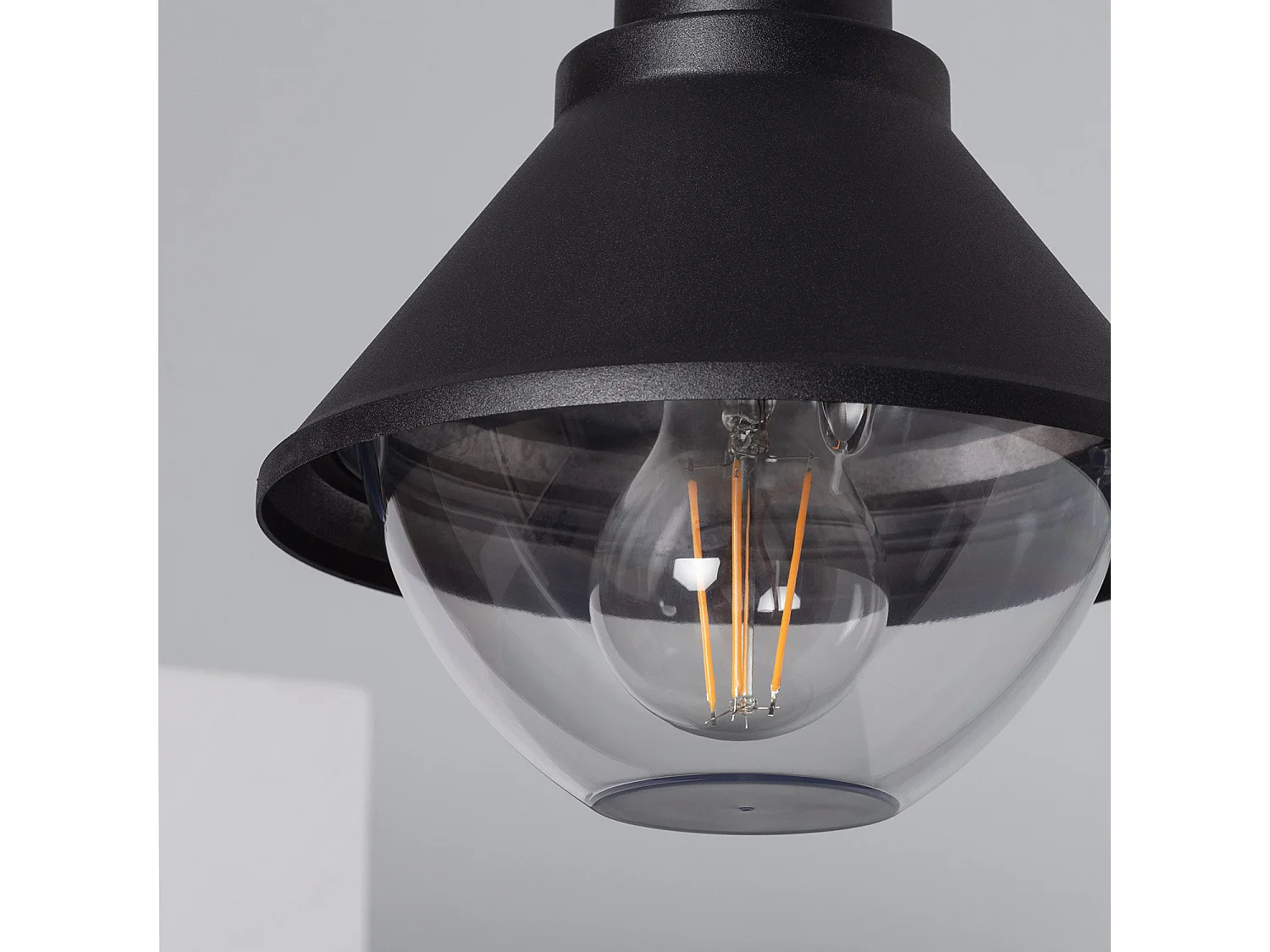 Suspension Extérieure Métal Valera  Noir