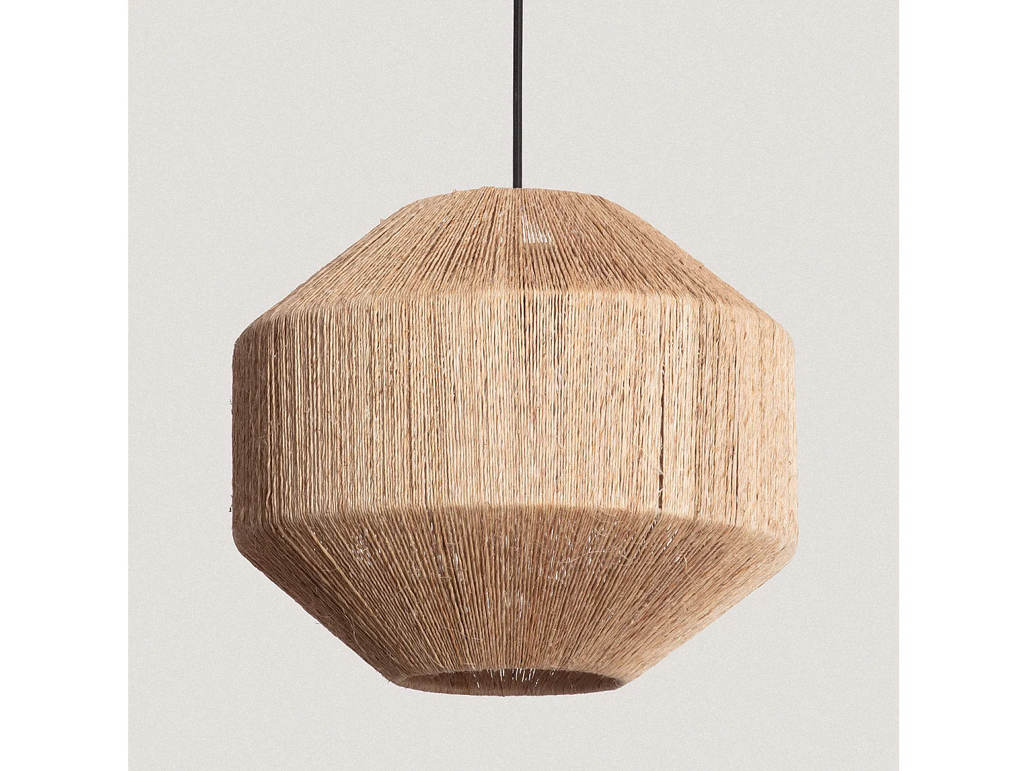 Suspension Jute Calliope ILUZZIA Textile noir