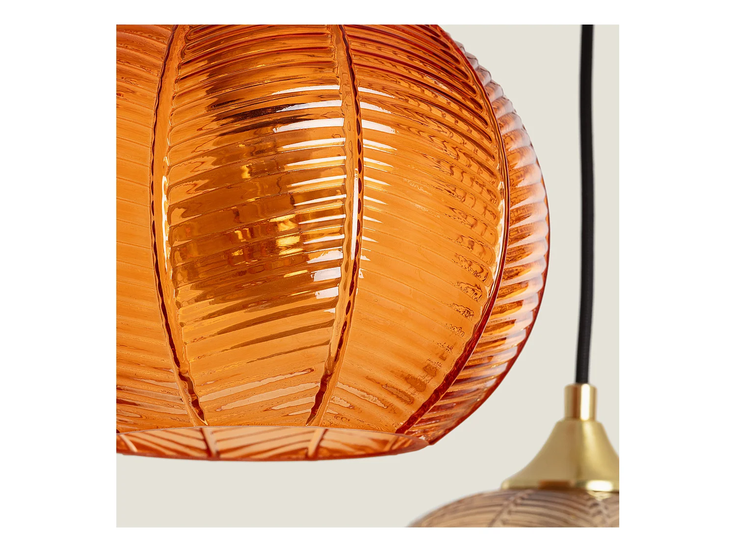 Lámpara Colgante Cristal Tri Klimt Multicolor