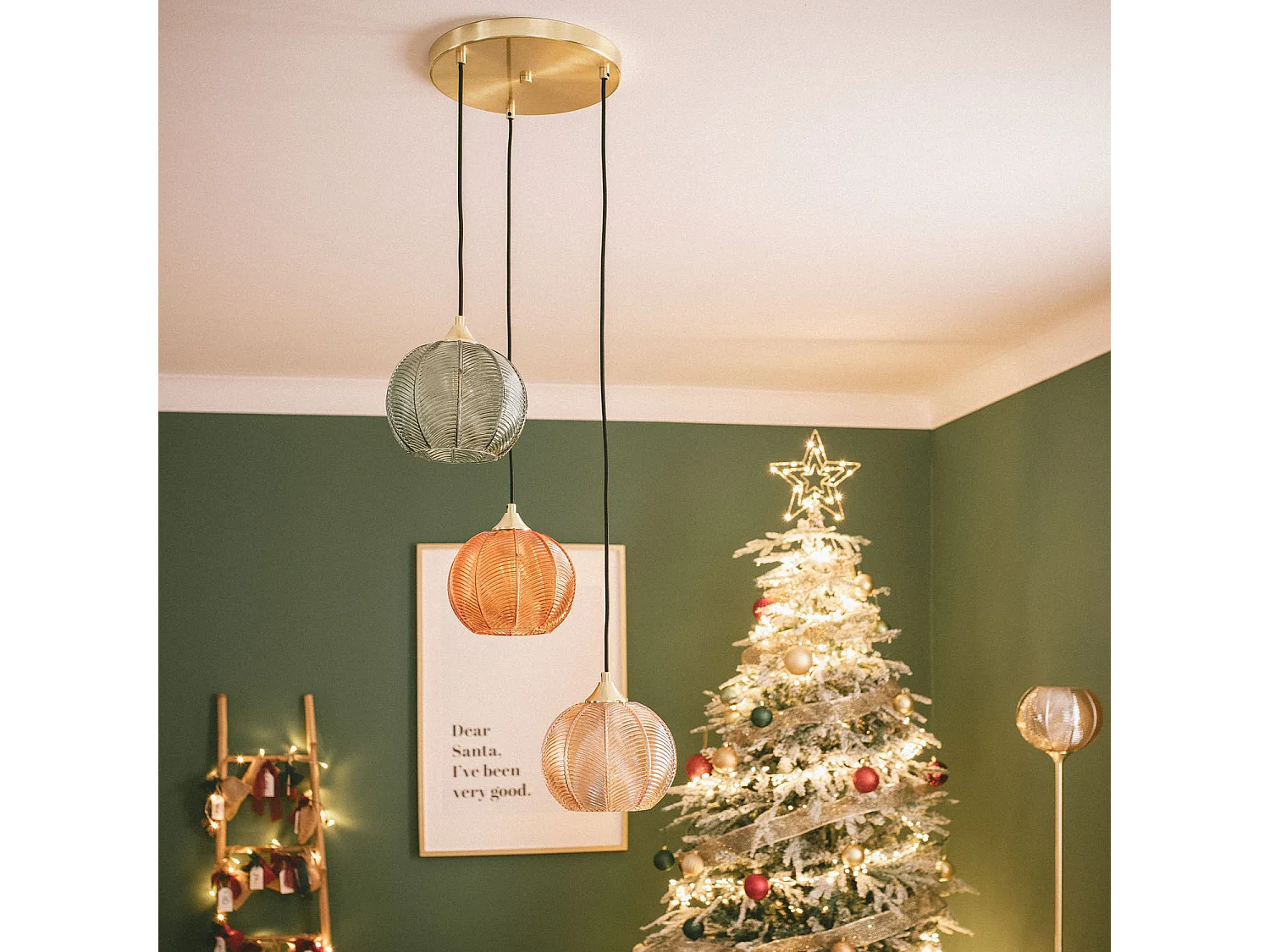 Suspension Verre Tri Klimt Multicolore