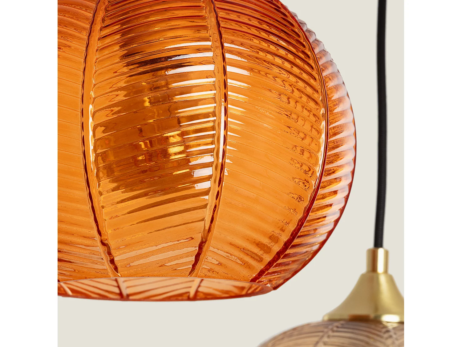 Lámpara Colgante Cristal Tri Klimt Multicolor