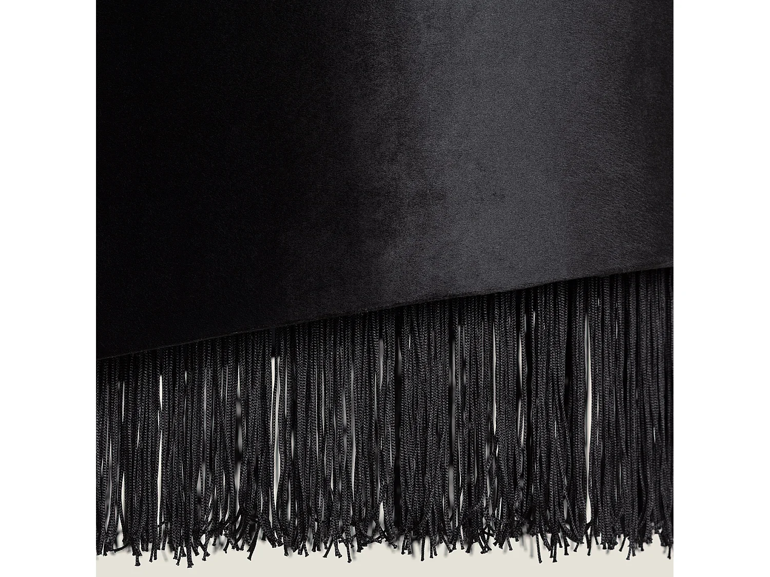 Lámpara Colgante Terciopelo Jurmi Negro