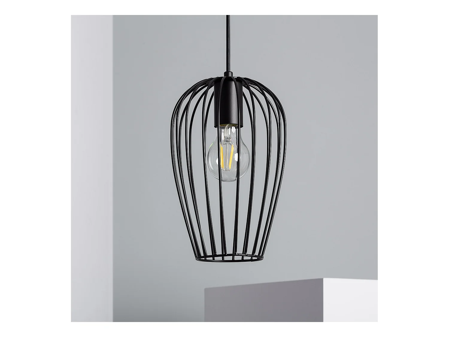 Lampada a Sospensione Metallo Telmi Nero