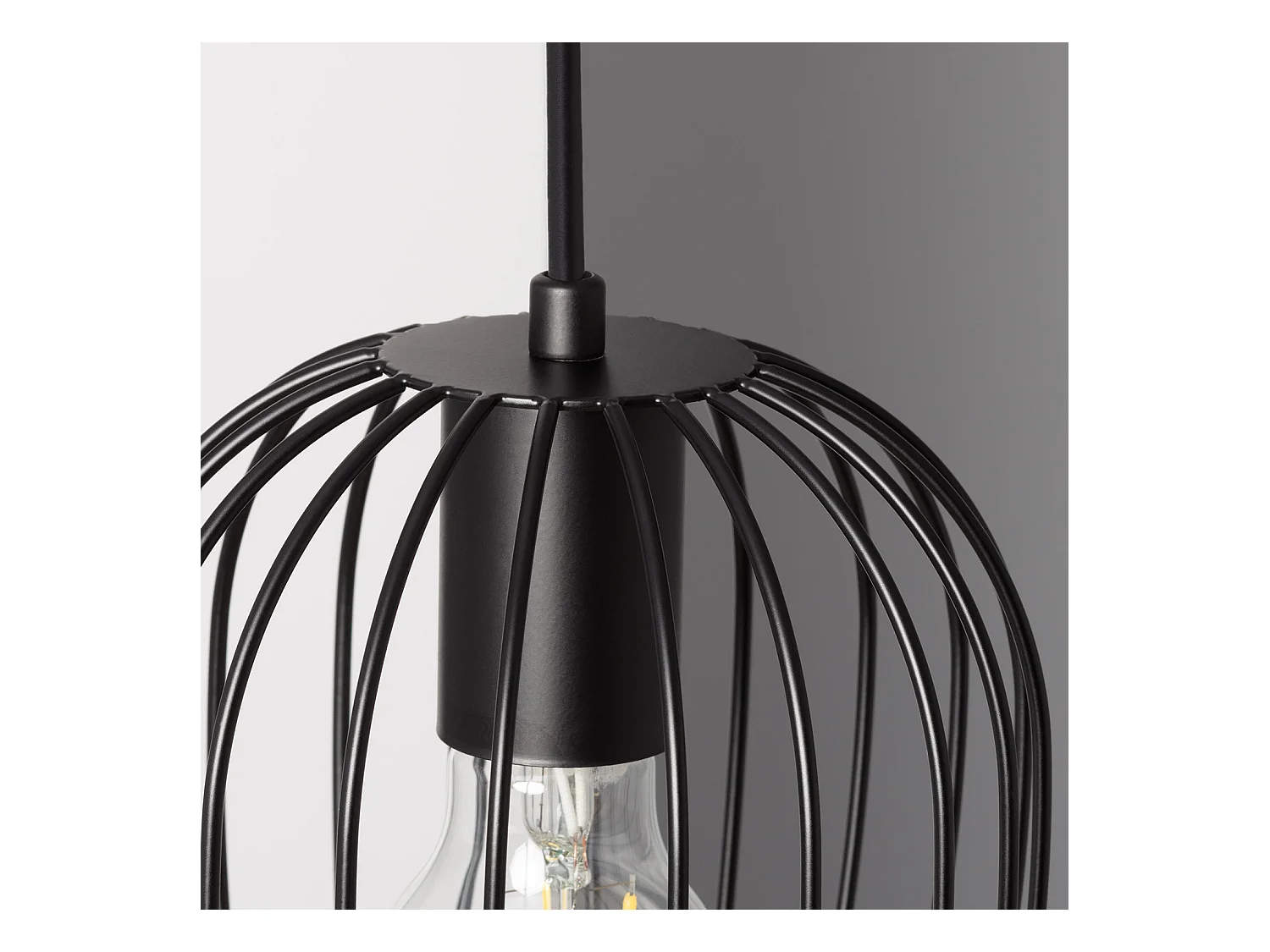 Lampada a Sospensione Metallo Telmi Nero