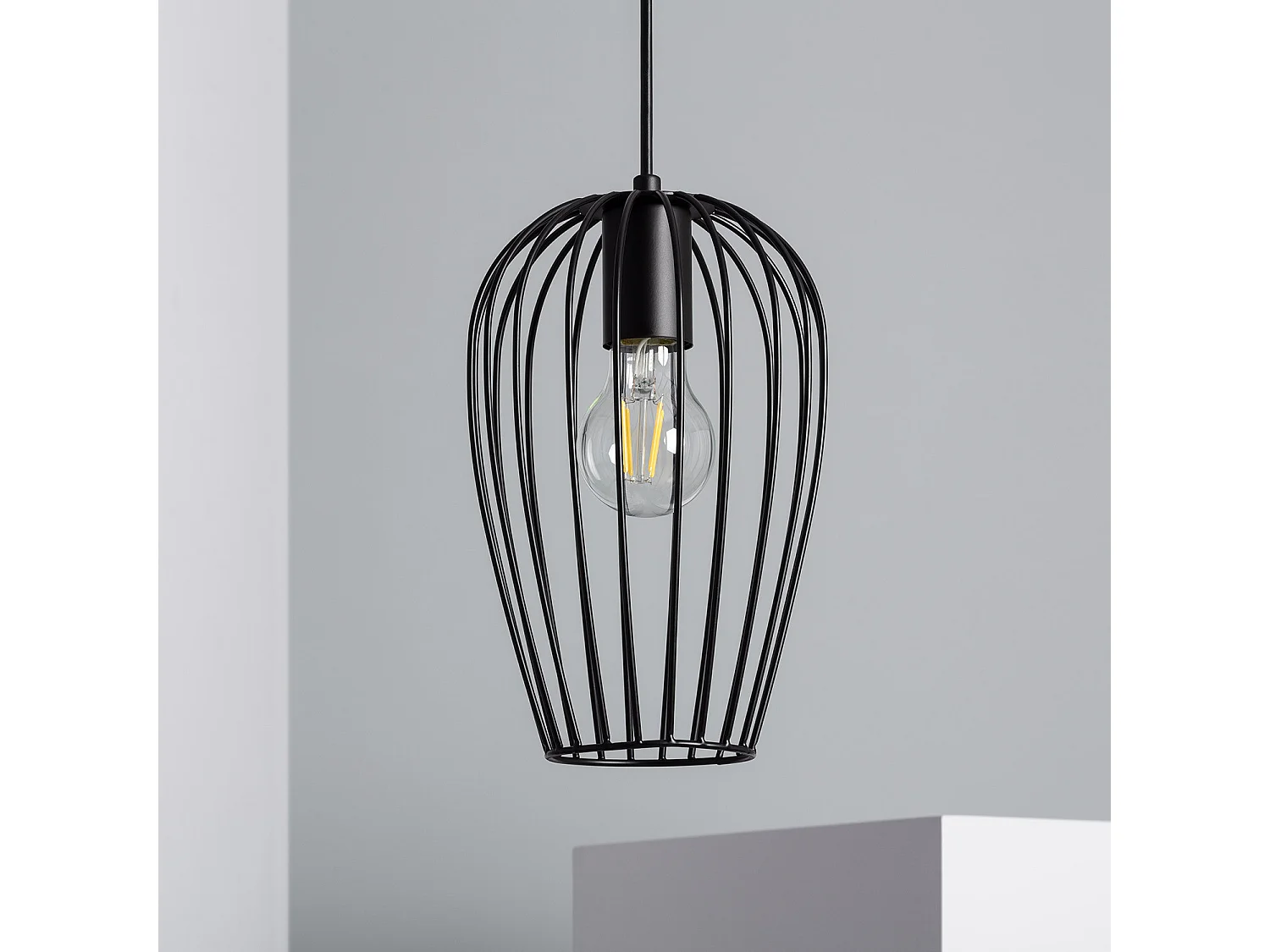 Suspension Métal Telmi Noir