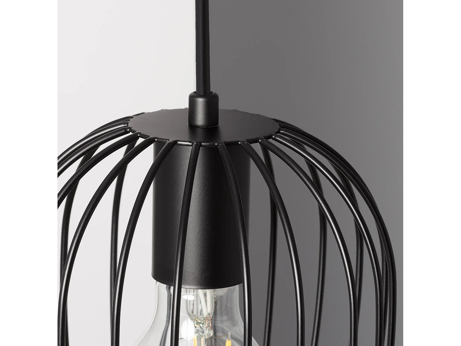 Suspension Métal Telmi Noir