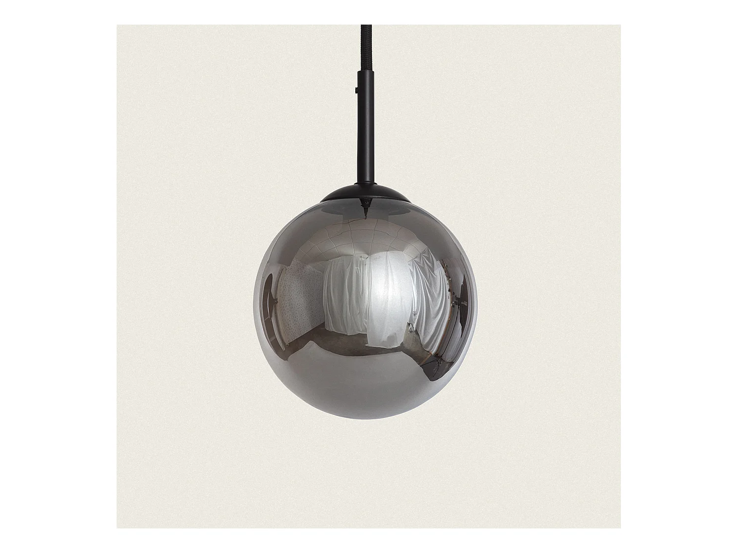 Suspension Cristal Kubad Noir