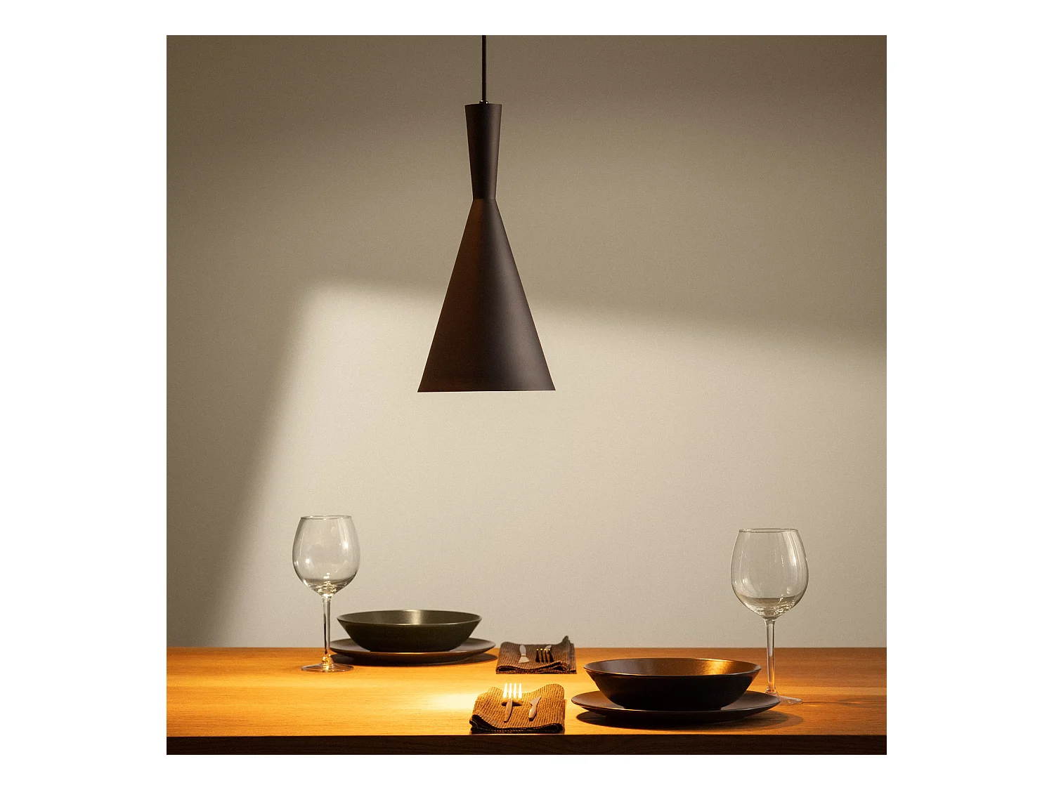 Suspension Métal Lennon Terre cuite