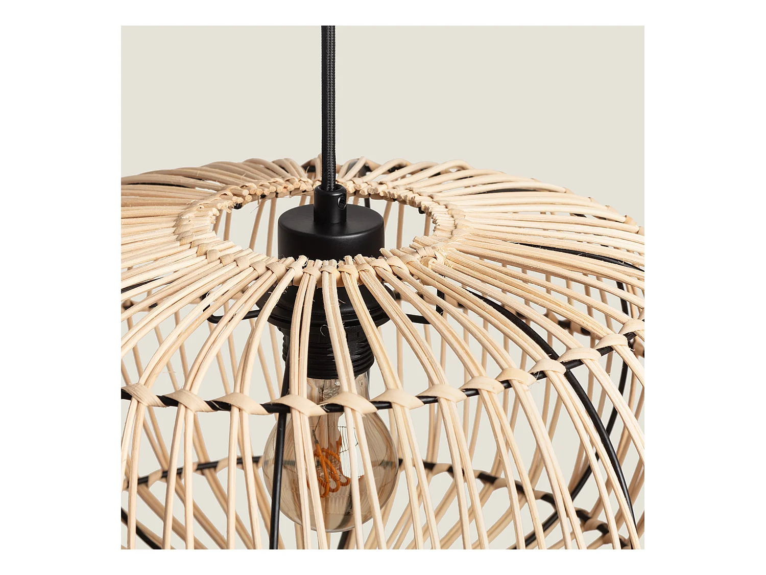 Lámpara Colgante Ratán Arawa Viringo Natural