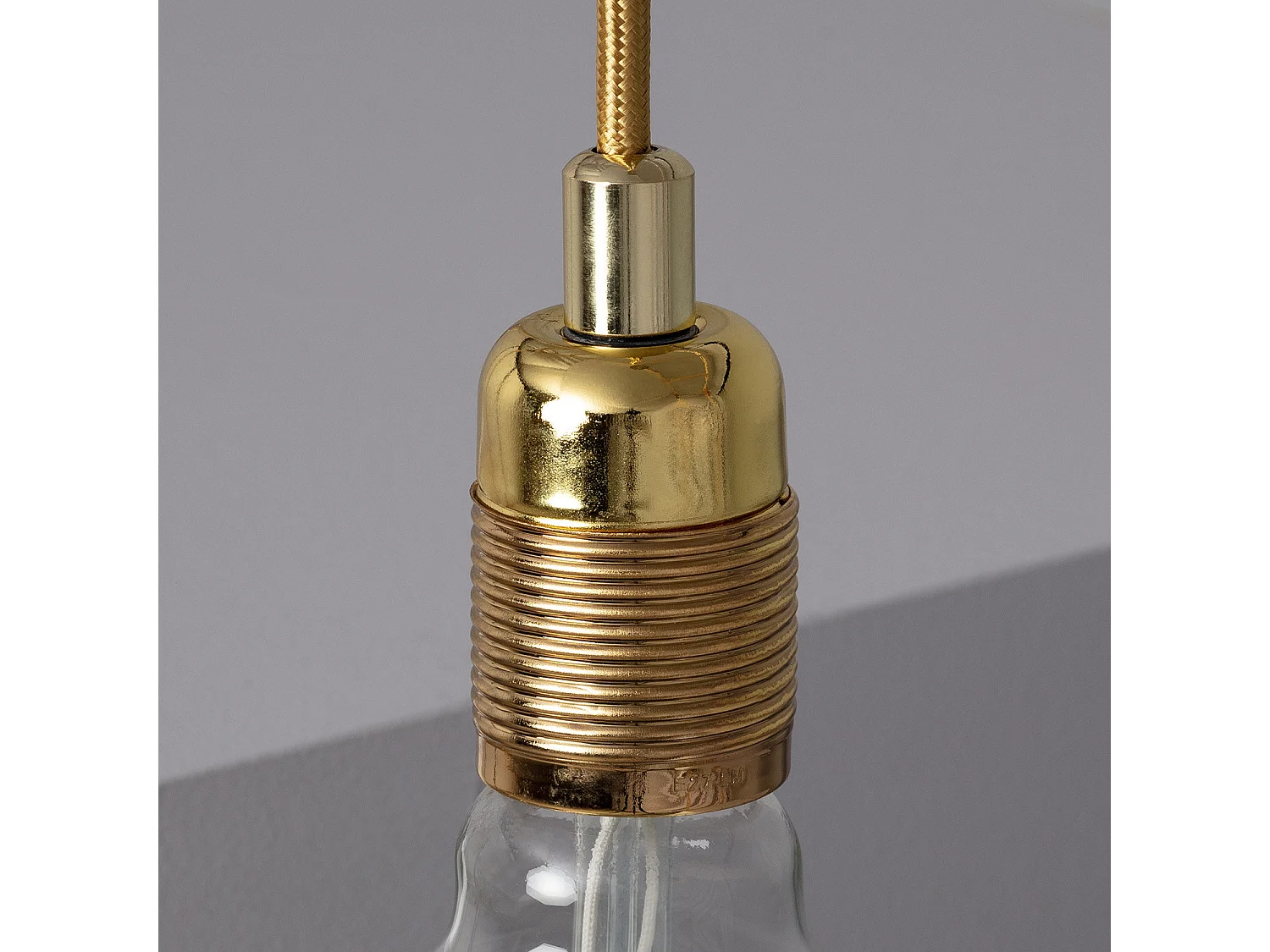 Suspension Métal Bowie Doré