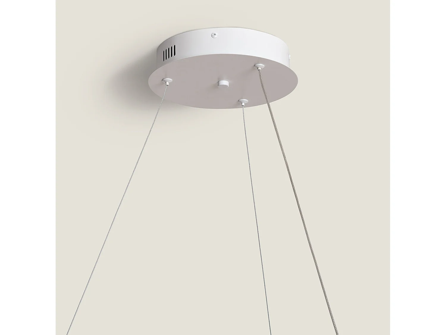 Lampada a Sospensione LED 20W Metallo CCT Selezionabile Ivalo Bianco