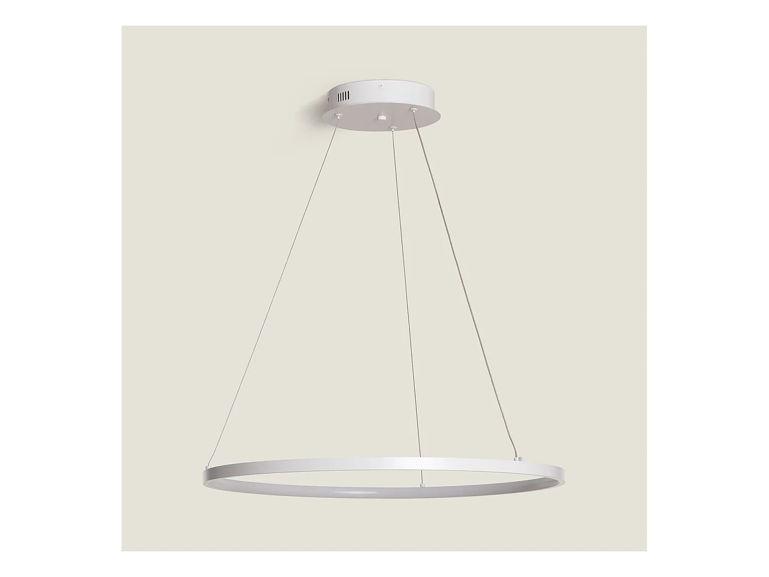 Suspension LED 20W Métal CCT Sélectionnable Ivalo Blanc
