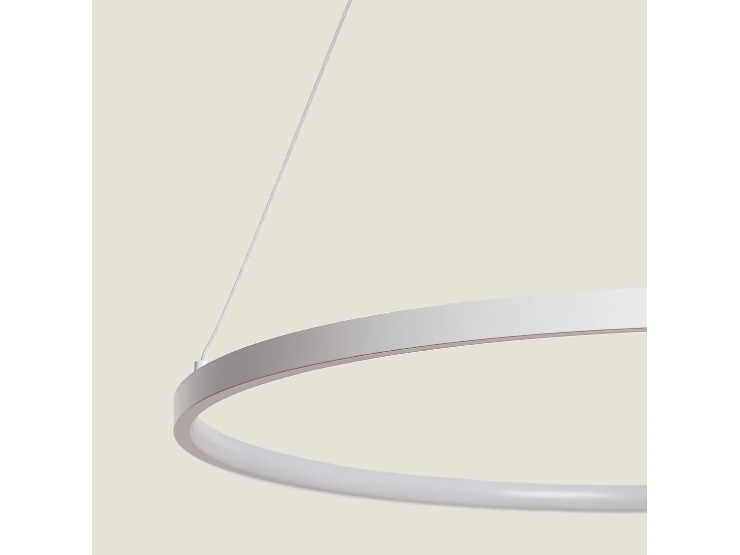 Lámpara Colgante LED 20W Aluminio CCT Seleccionable Ivalo Blanco