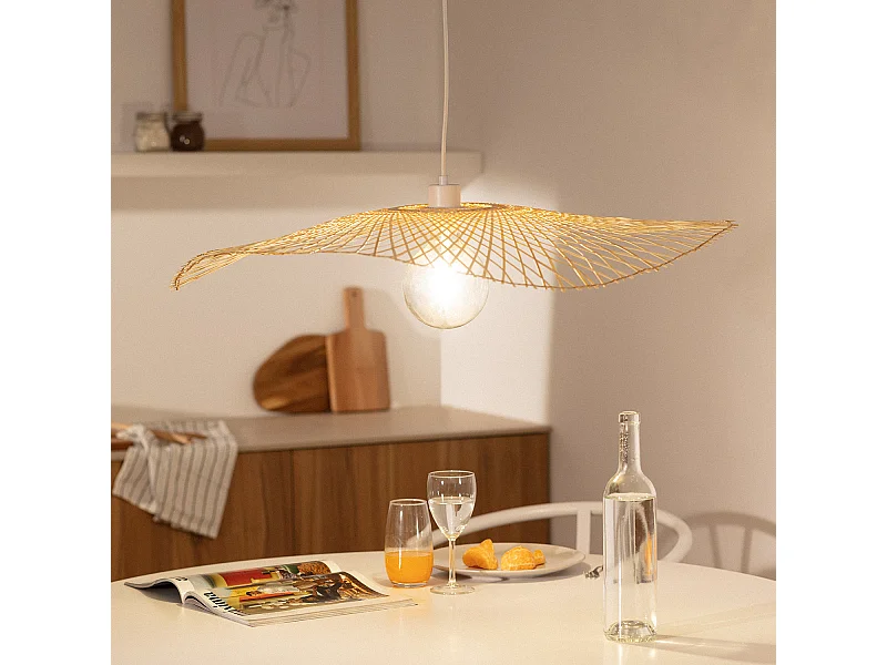 Suspension Bambou Longnan Naturel