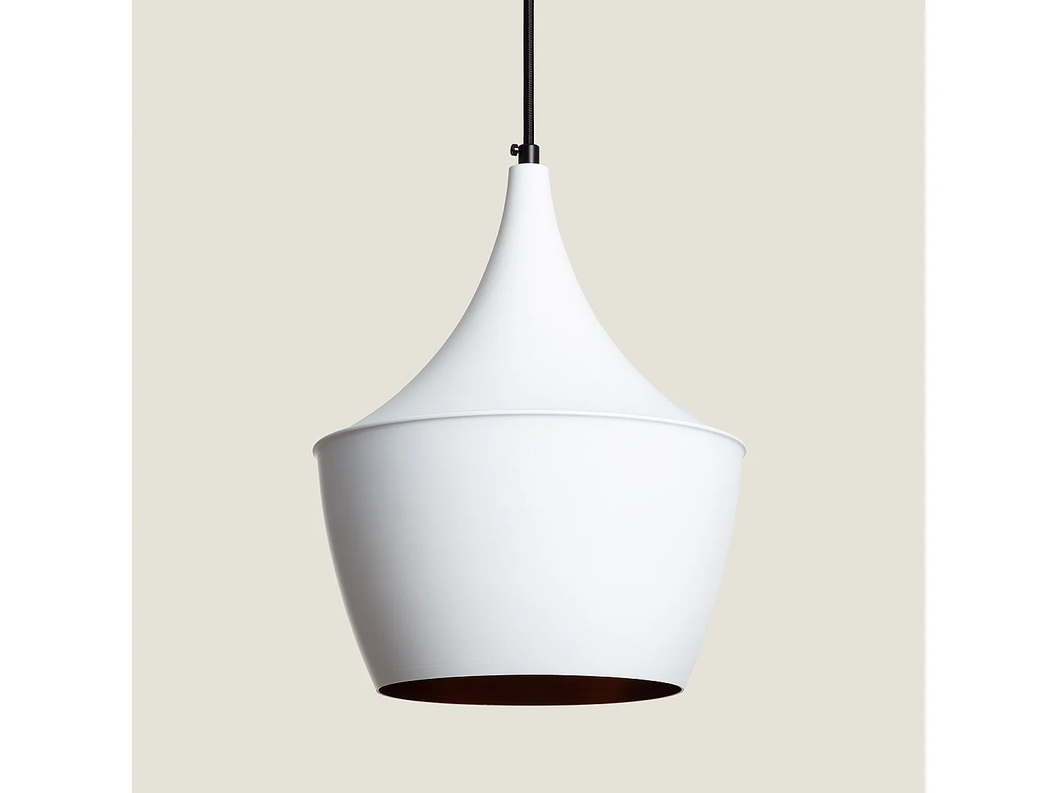 Suspension Métal Mercury Blanc