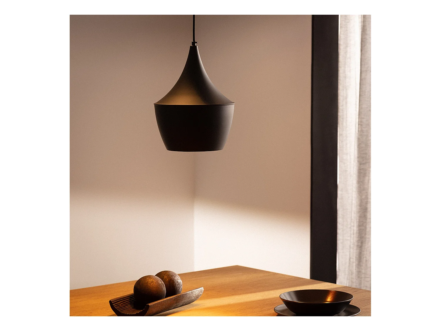 Suspension Métal Mercury Doré