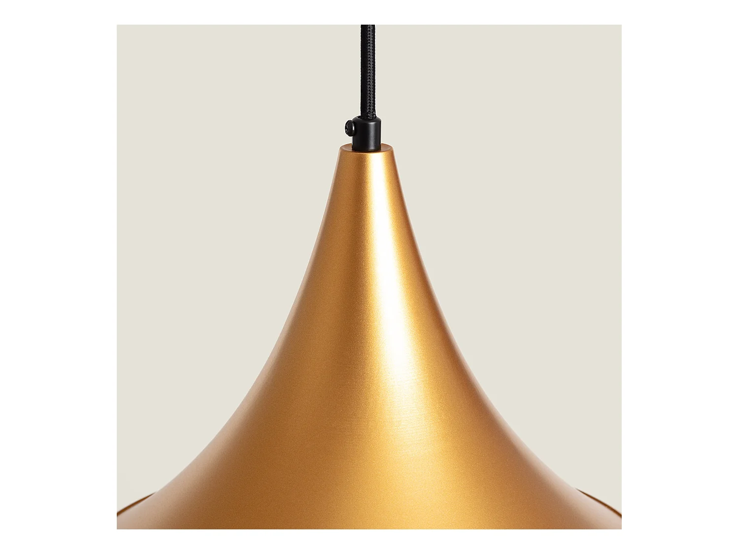 Suspension Métal Mercury Doré