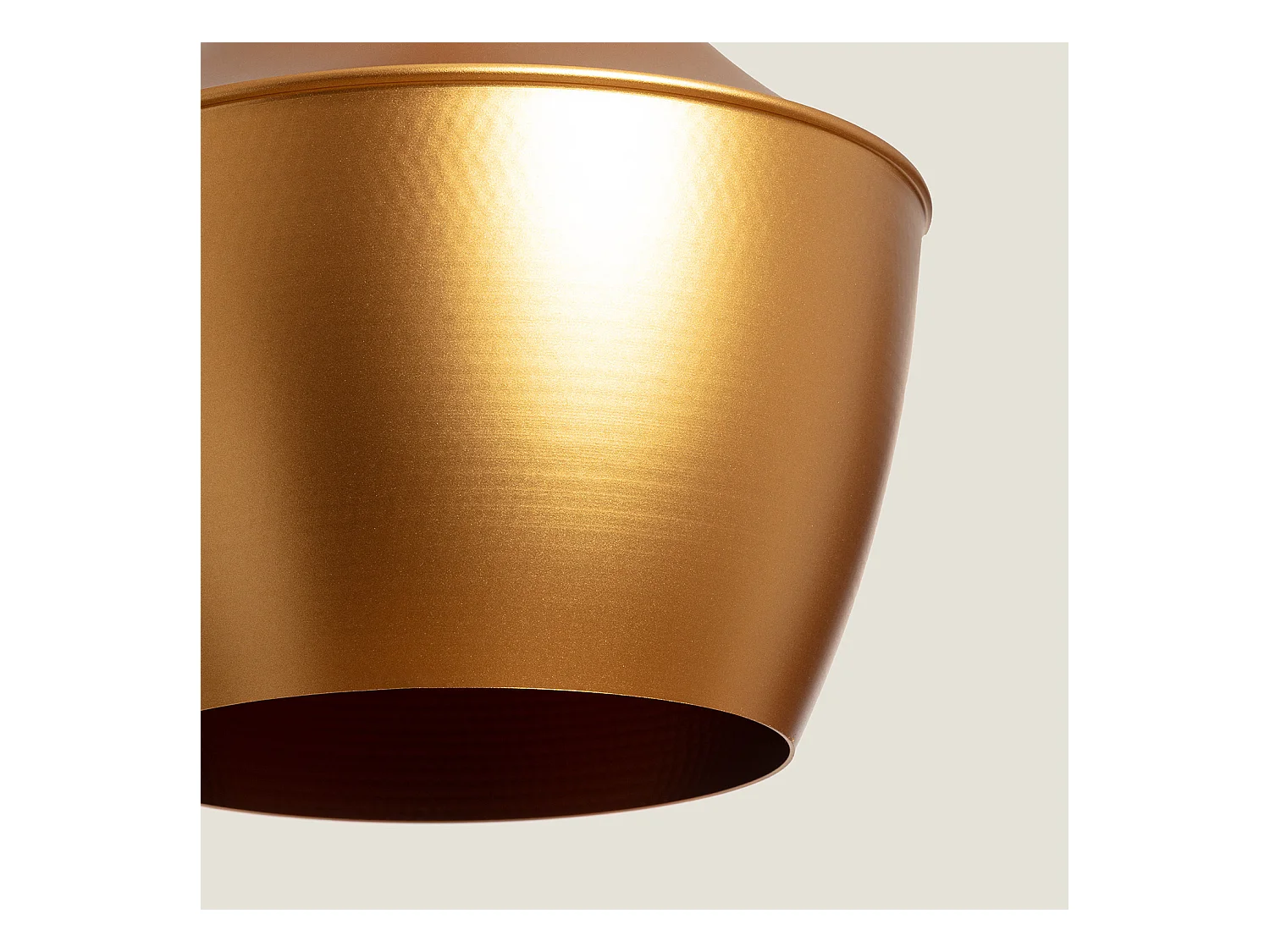 Suspension Métal Mercury Doré