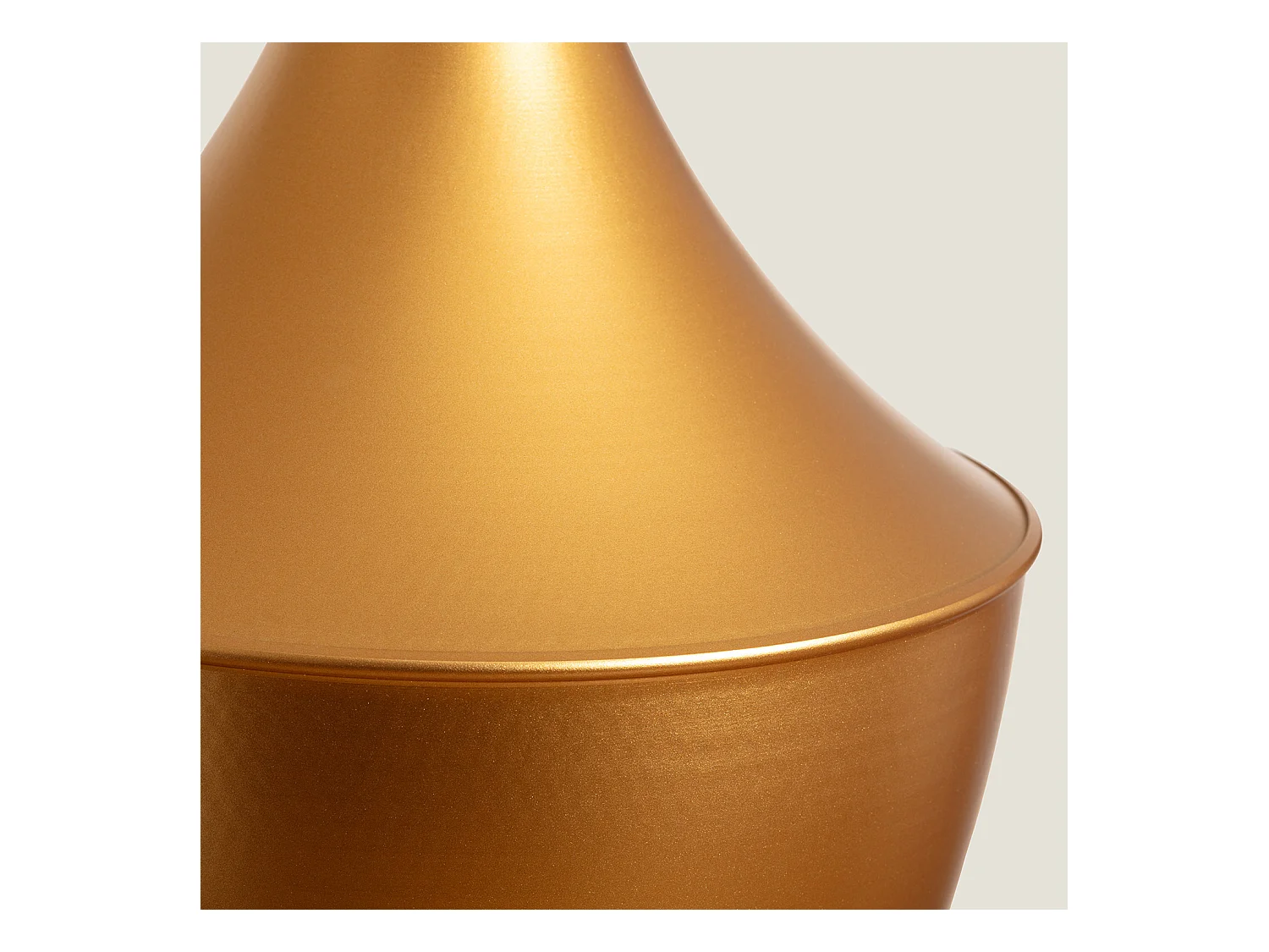 Suspension Métal Mercury Doré