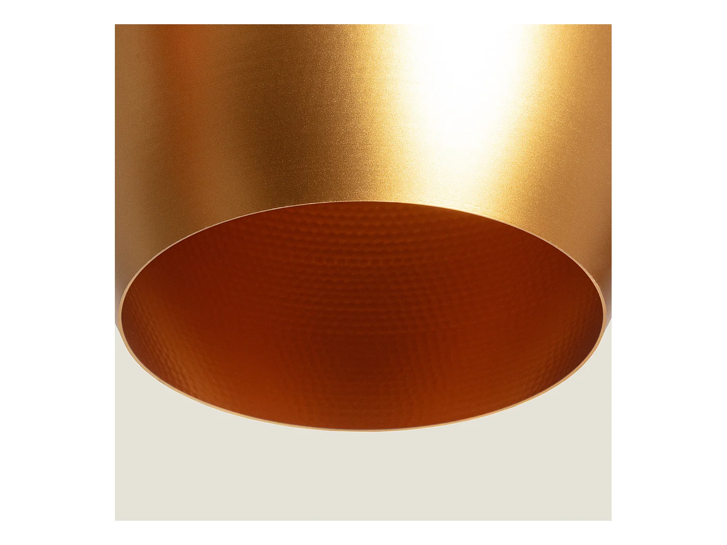 Suspension Métal Mercury Doré