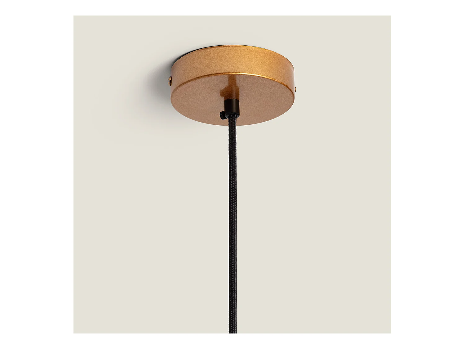 Suspension Métal Mercury Doré