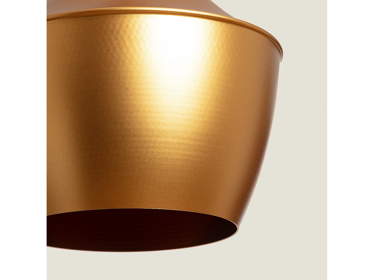 Suspension Métal Mercury Doré