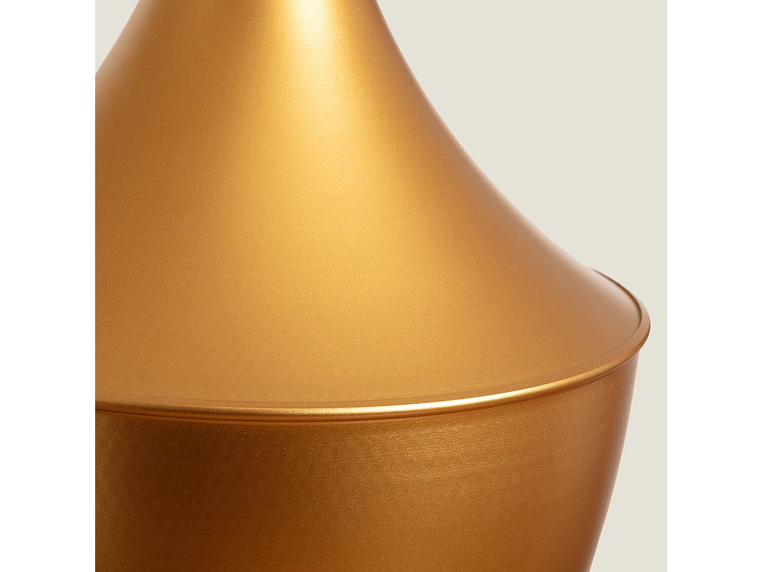 Suspension Métal Mercury Doré