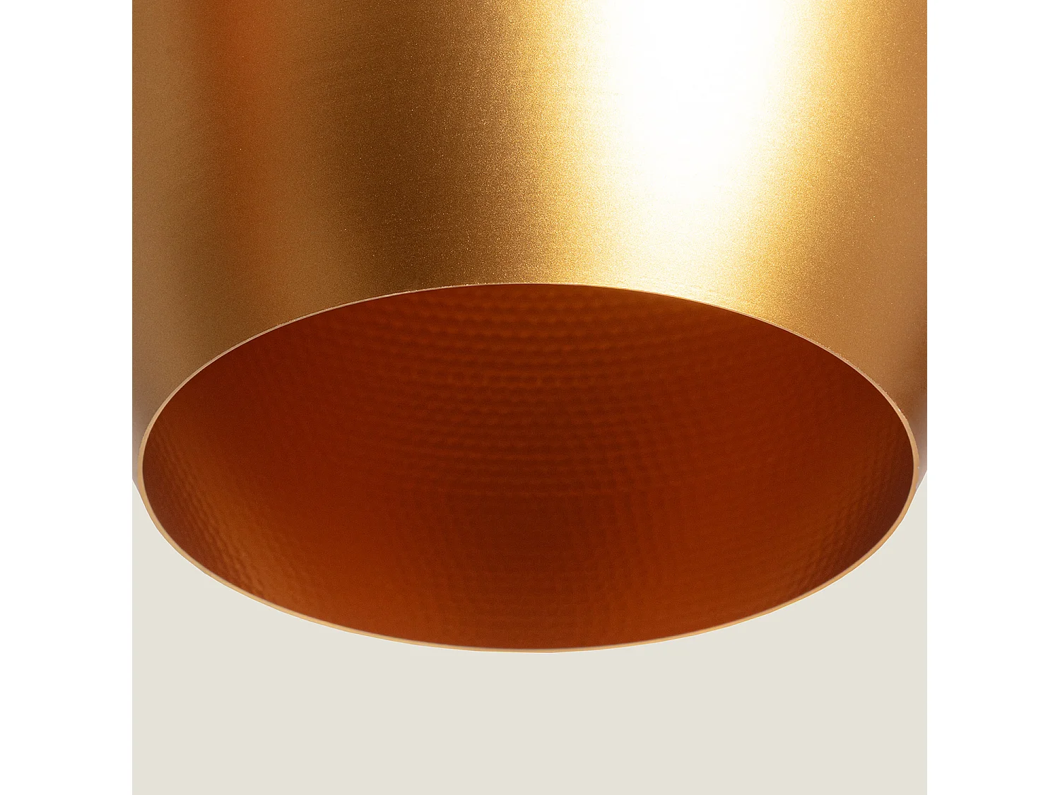 Suspension Métal Mercury Doré