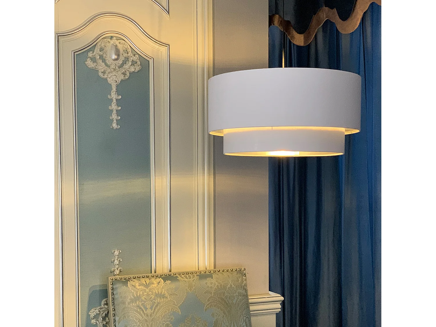 Suspension Textile Reflect Duo Blanc