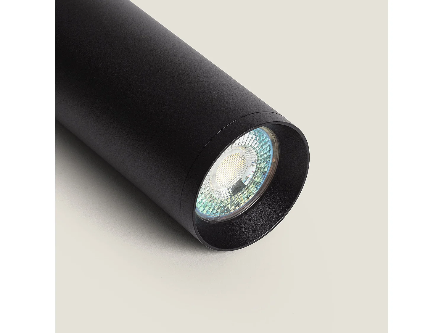 Lámpara Colgante de Aluminio Cuarzo Negro